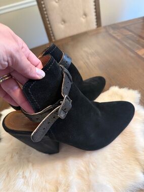 Corso Como Othello Suede Ankle Strap Buckle Ankle Boots 9